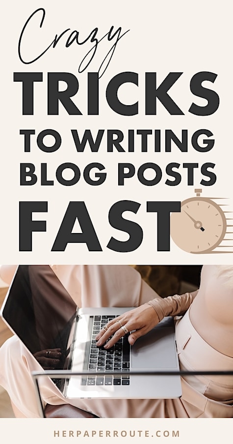 How to Write Epic Speedy Blog Posts Fast in 30 Minutes or Less