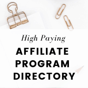 High paying affiliate program directory