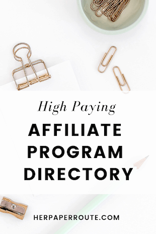 High paying affiliate programs for bloggers