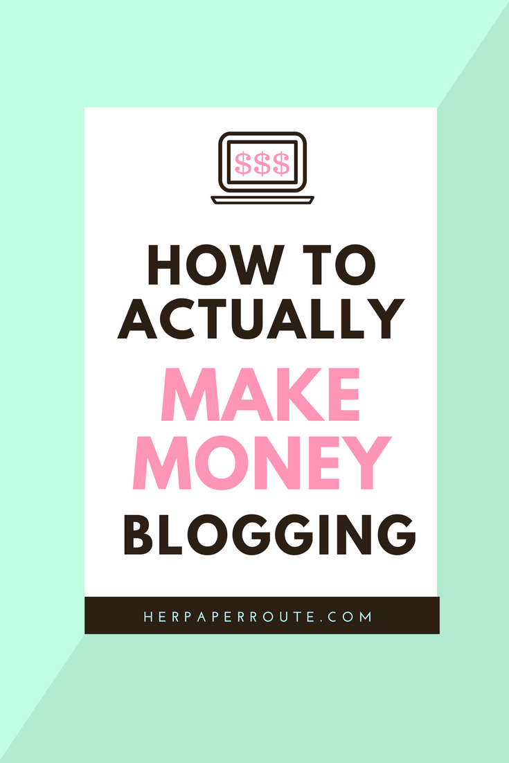 How To Make Money Blogging Actually - how to actually make money blogging make money online affiliate marketing sales
