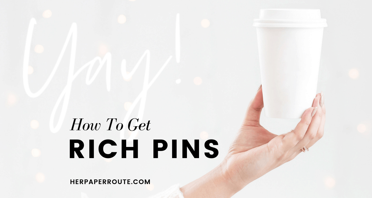 how to get rich pins how to enable rich pins claim business on Pinterest