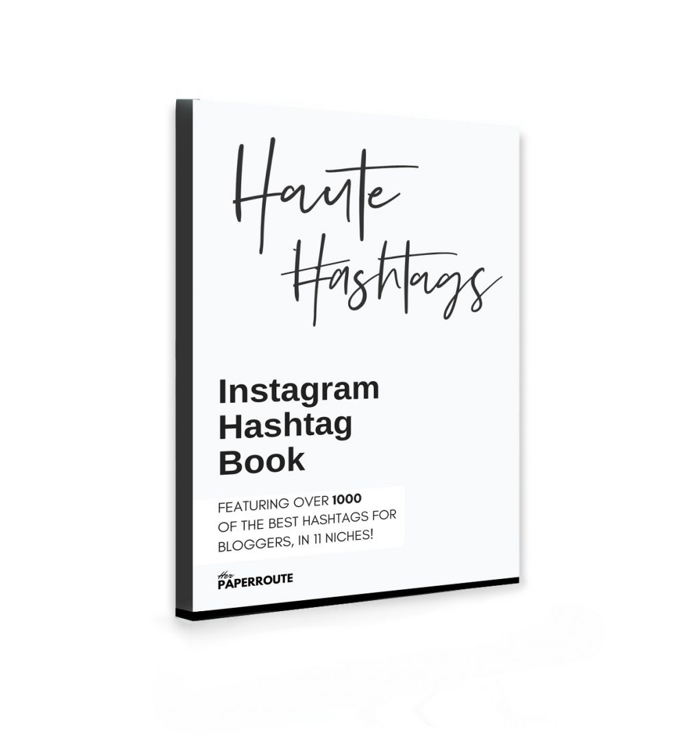 Hashtags Database Book HerPaperRoute Best Instagram Hashtag Ebook - Avoid The Instagram Shadowban - Banned Instagram Hashtags For Bloggers | www.herpaperroute.com