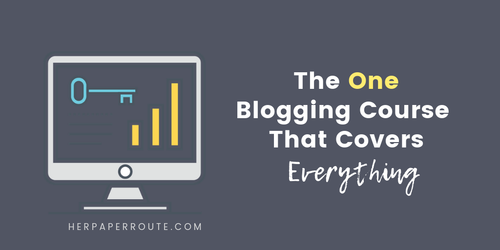 The best blogging course, one blogging course that covers everything, Be Your Own Blog Boss course from HerPaperRoute, free blogging courses, pinterest marketing course, Blog Boss, Profitable blogging training, Complete Blogging Business- Everything You Need To Know To Create, Run, Market And Monetize A Blog Online courses to learn blogging, learn affiliat emarketing and more | herpaperroute.com