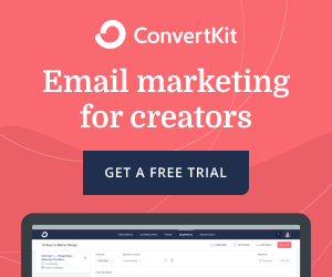 convertkit free trial running a business from home tools