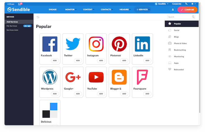 Sendible - Social Media Marketing Tools | HerPaperRoute.com