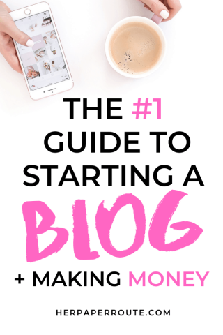 starting your own blog for free, how to start blogging, starting a blog for free, starting your own blog @herpaperroute HerPaperRoute.com