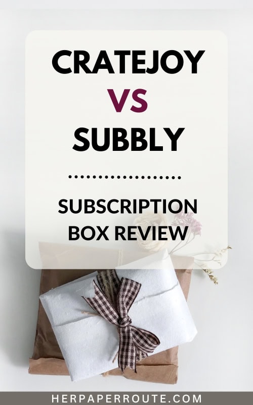 subscription boxes showing whether or not cratejoy is worth the money