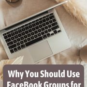 laptop open with the best facebook groups for bloggers