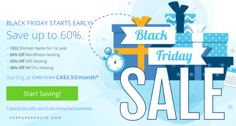 Bluehost Black Friday Sale – Save 60% Off Web Hosting