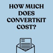 open letter graphic showing convertkit pricing