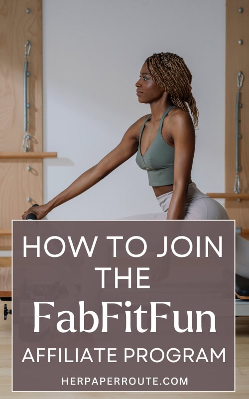 fitness influenver doing a stretch in clothes from the fabfitfun affiliate program