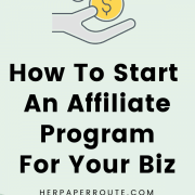how to start an affiliate program for your business create an affiliate program find affiliates become a shareasale merchant make money affiliate marketing my business how to start an affiliate program become a shareasale merchant host my affiliate program on shareasale HerPaperRoute.com