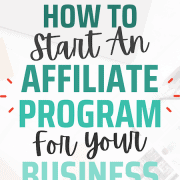 how to start an affiliate program for your business step by step
