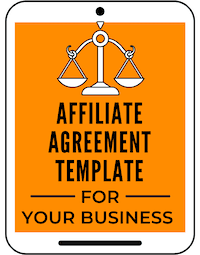 how to start an affiliate program legal contract template
