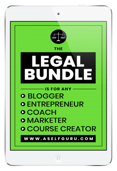 legal page templates bundle