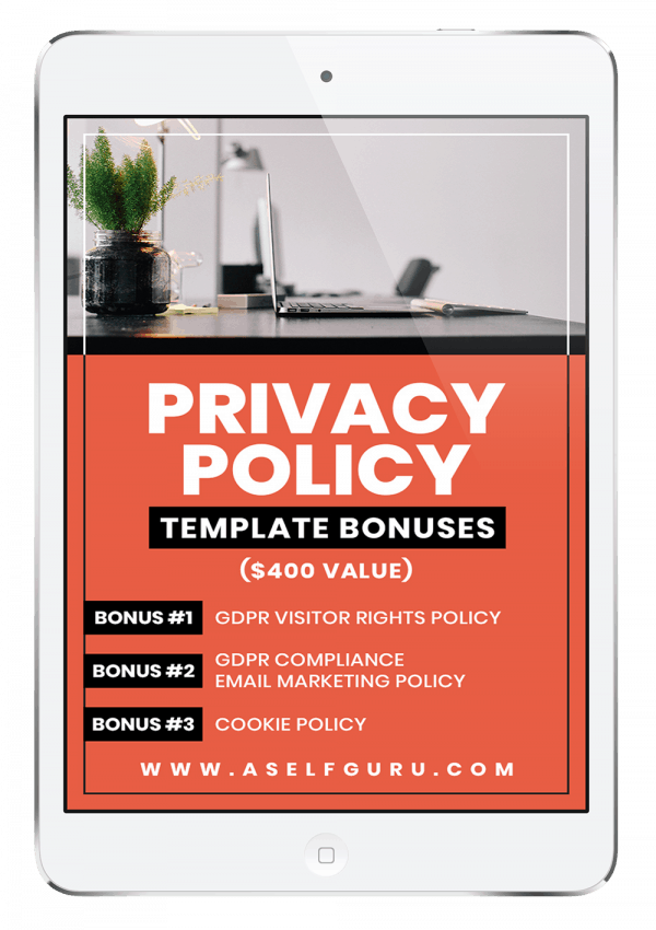 legal page templates privacy policy