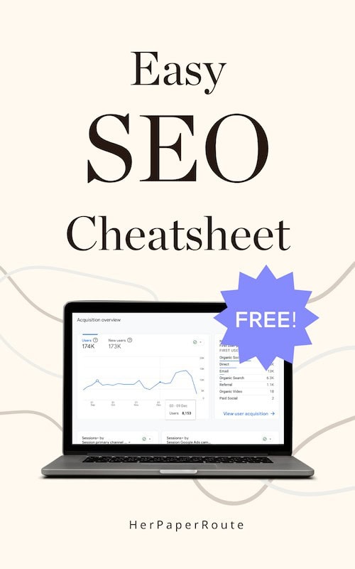 Easy SEO Cheatsheet For Massive Traffic