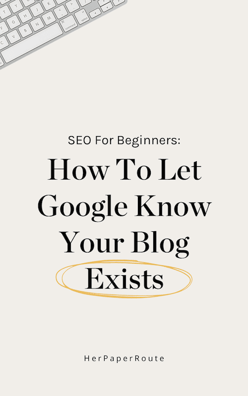 SEO Tips For Beginners how to submit your site to Google