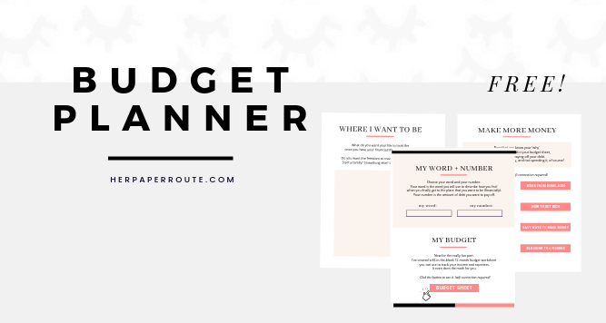how to pay off debt free budget planner workbook printable herpaperroute
