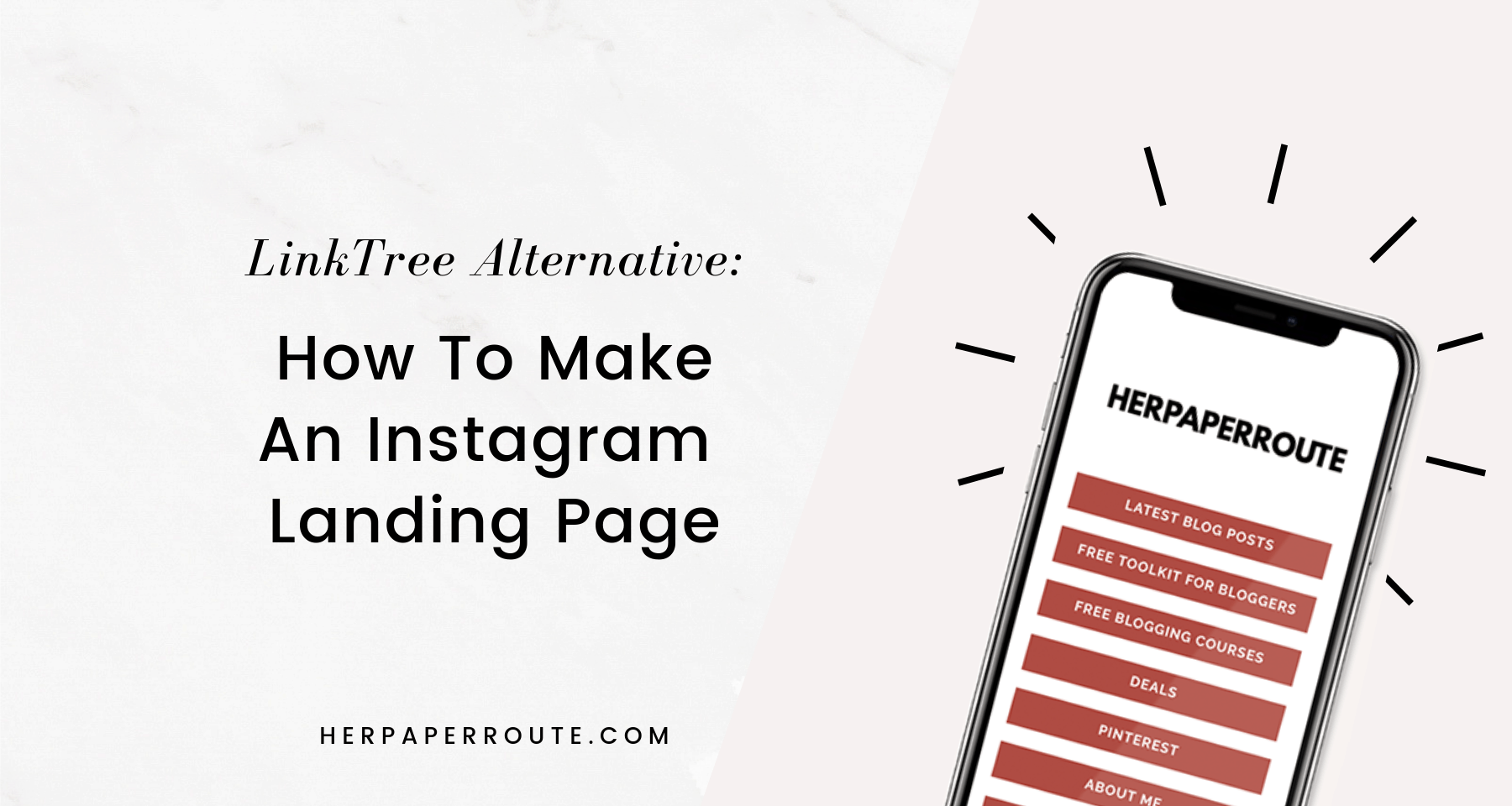 Instagram LinkTree Alternatives – How To Make A Landing Page