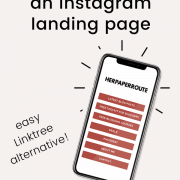 Instagram LinkTree Alternatives - How To Make A Landing Page #landingpage #instagram #instagramlinks #instagrammarketing #instagramtips #growinstagram #followers #wordpresstips HerPaperRoute