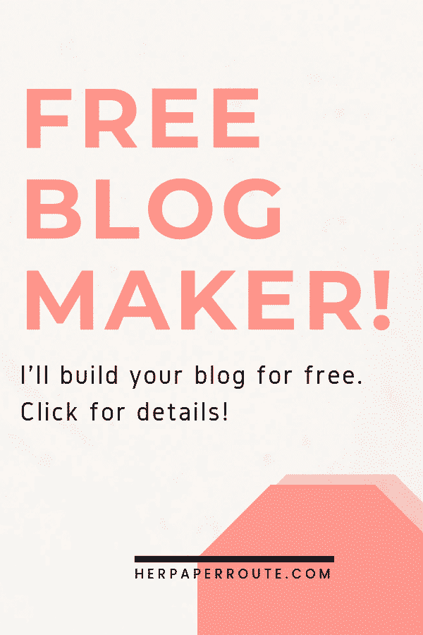 Free Blog Maker I'll Build Your Blog For 0