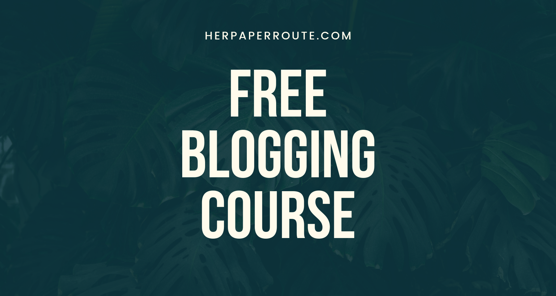 free blogging course how to start a blog and monetize become a blogger