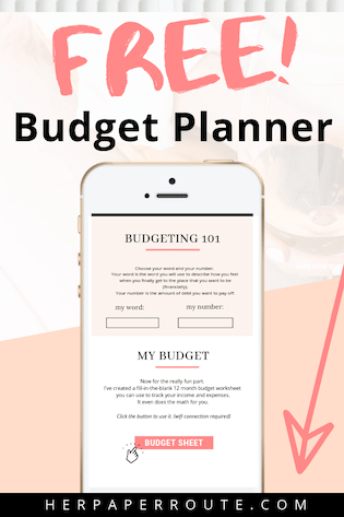 free budget planner