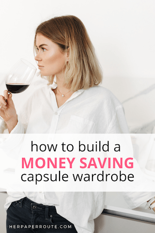 How to build a capsule wardrobe money saving minimalist wardrobe HerPaperRoute free book