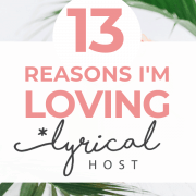 Lyrical host review promo code best web hosting starting a blog tips @herpaperroute