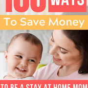100 ways to save money stay at home mom