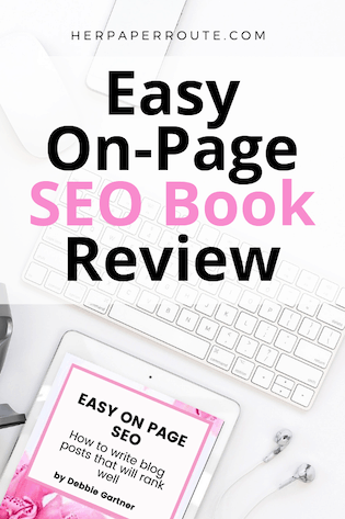 SEO tips - Easy on page SEO book review debbie gartner SEO tips (2)