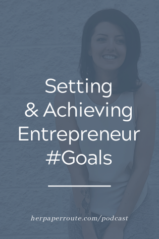 setting goals as an entrepreneur