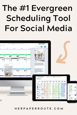 social media scheduling app evergreen recycling smarterqueue review