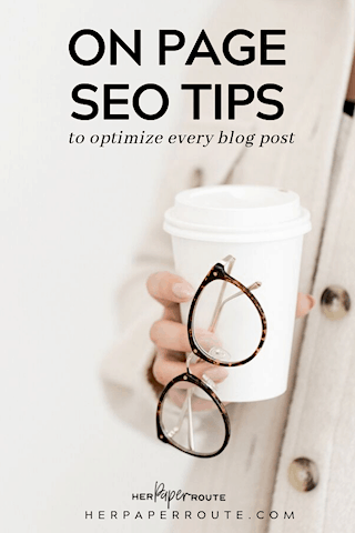 5 On Page SEO Tips To Optimize A Blog Post