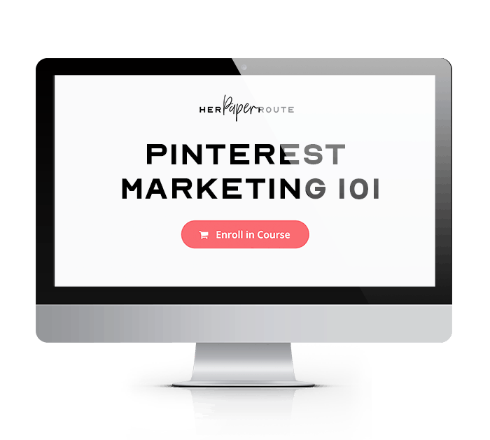 Pinterest marketing course - learn Pinterest SEO course HerPaperRoute