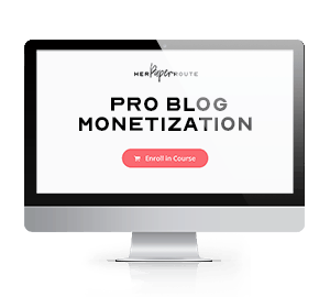 monetize your blog course