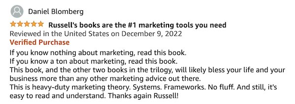 reviews of expert secrets book russel brunson - build the like know trust factor 2