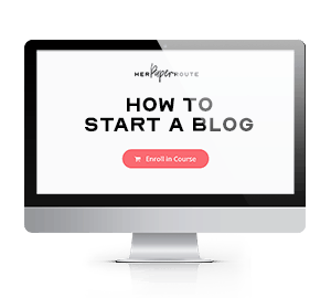 start a blog course free blogging course