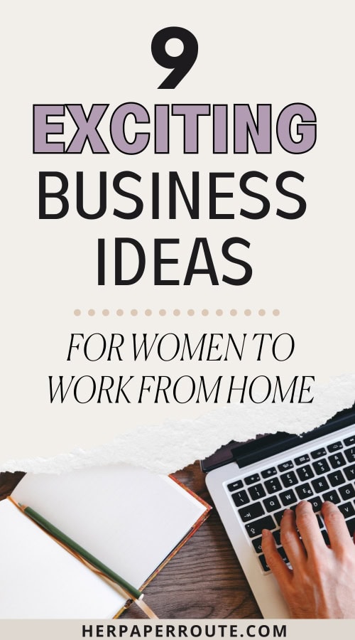 laptop keyboard showing examples of business ideas for women
