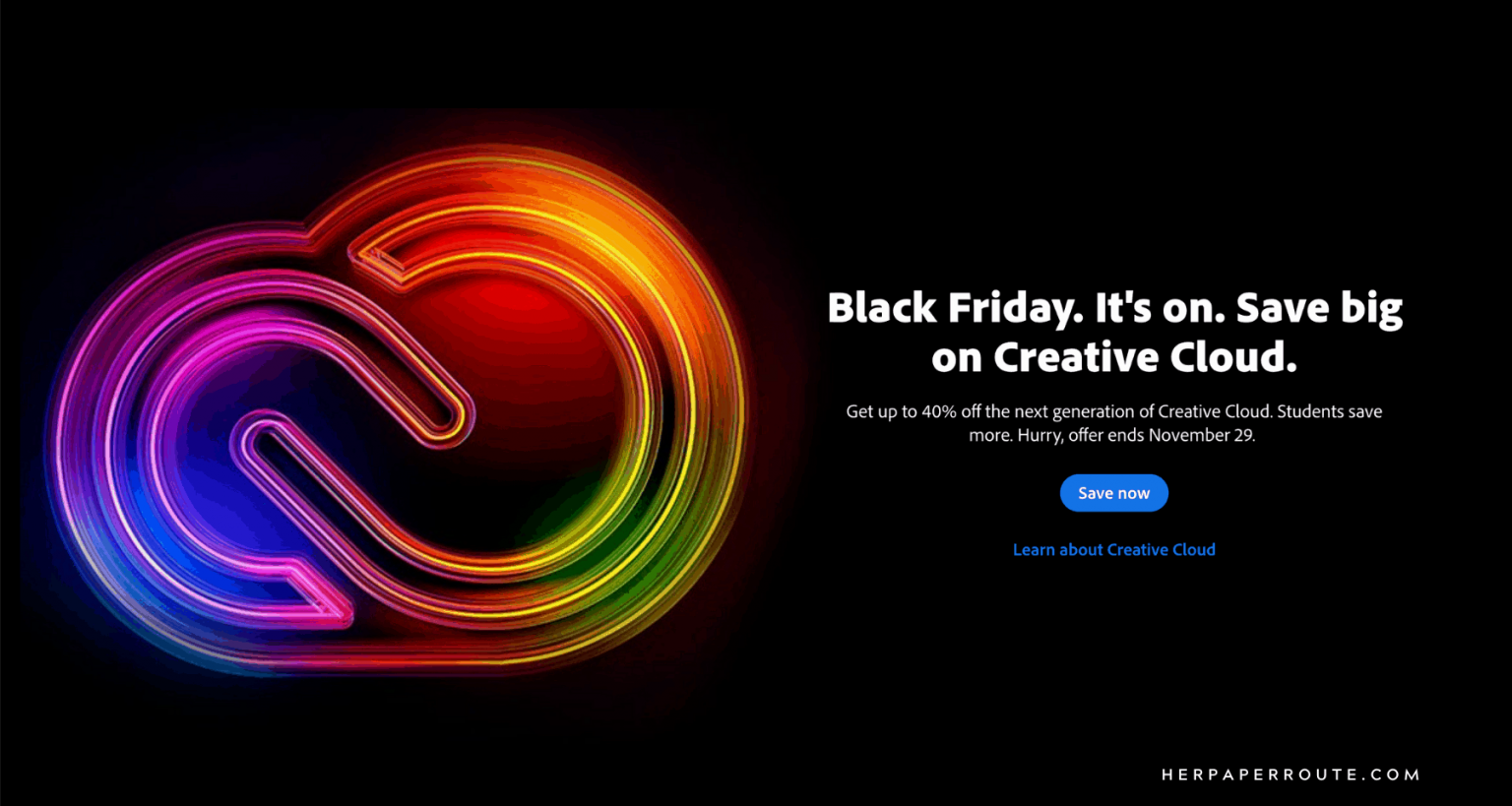 Adobe Creative Cloud Black Friday 2023