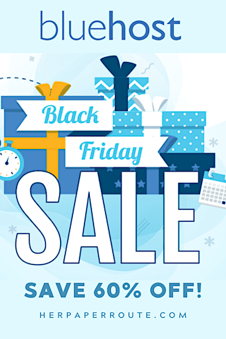 Bluehost Black Friday deal 2019 sale