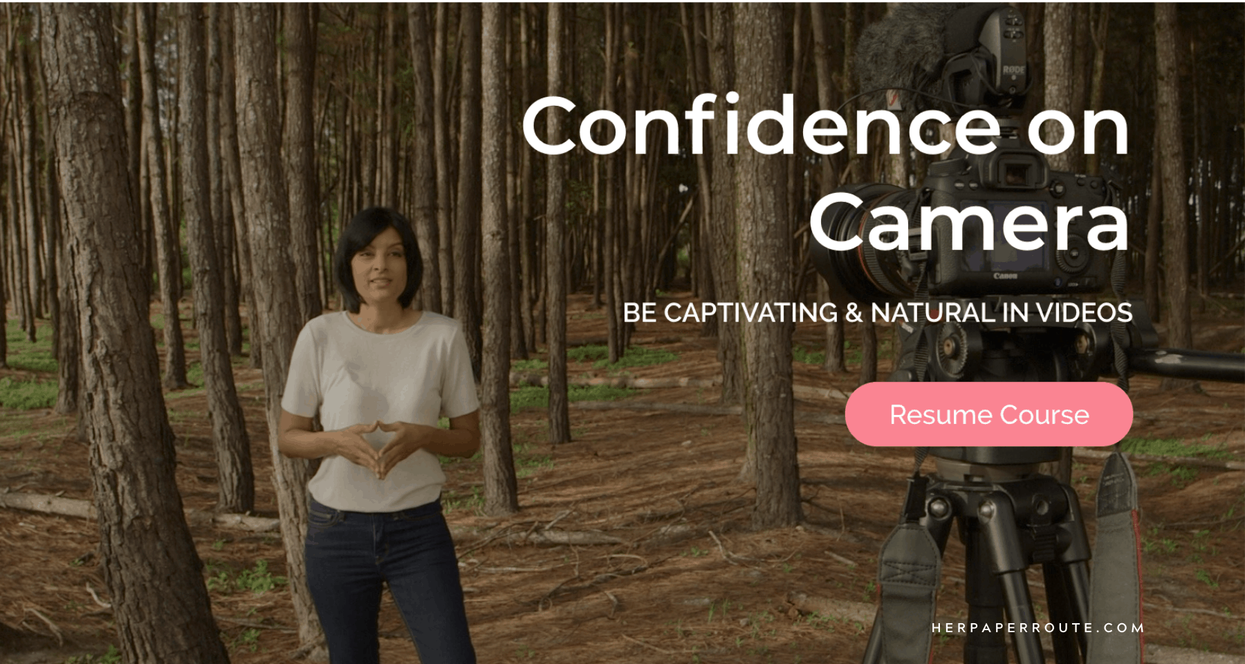 confidence on camera course review