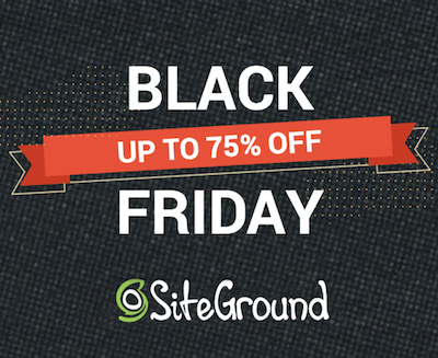 siteground black friday sale