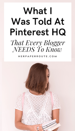 what Pinterest told me that bloggers need to know