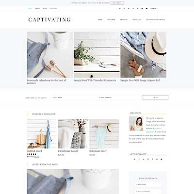 Captivating best feminine wordpress themes