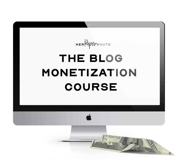 blog monetization course