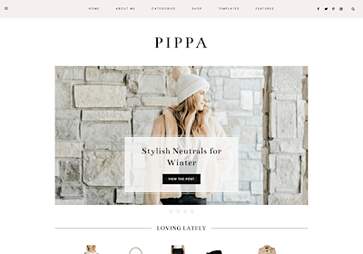 pippa best feminine wordpress themes