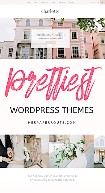 prettiest wordpress themes for bloggers