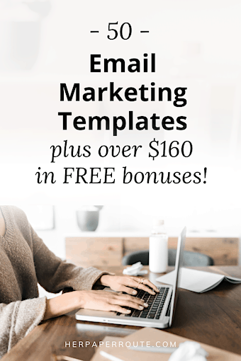 50 Email Marketing Templates list Save Time & Make More Sales